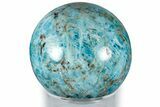 Bright Blue Apatite Sphere - Madagascar #309199-1